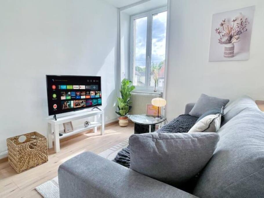 1 Appartement 3P Ideal Famille Travail Renove Lumineux Parking Gratuit Mulhouse Luaran gambar