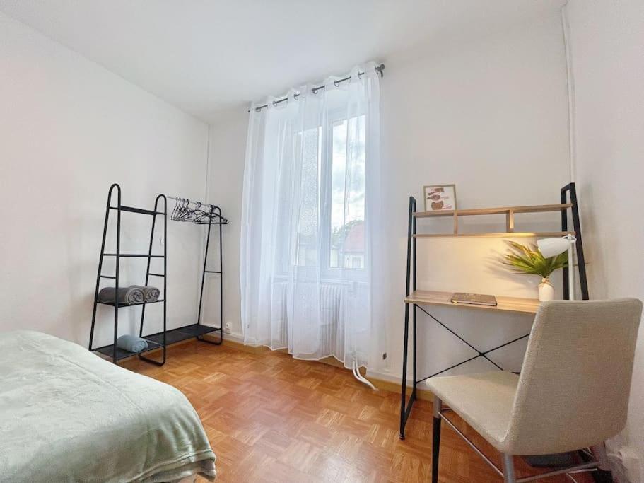1 Appartement 3P Ideal Famille Travail Renove Lumineux Parking Gratuit Mulhouse Luaran gambar